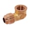 Everflow 1/2 Flare x 3/8 FIP Reducing 90 Degree Elbow Pipe Fitting, Brass F50R-1238 - alternate 1